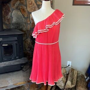 Ark & Co. Pleated One Shoulder Dress